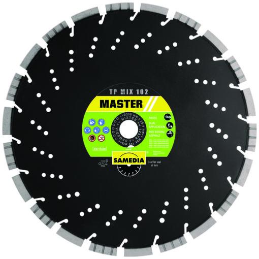 Disque diamant TP MIX 102 multi matériaux grande vitesse de coupe - Samedia
