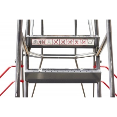 Escabeau de rayonnage à immobilisation automatique 150 kg 8300088 - FIMM