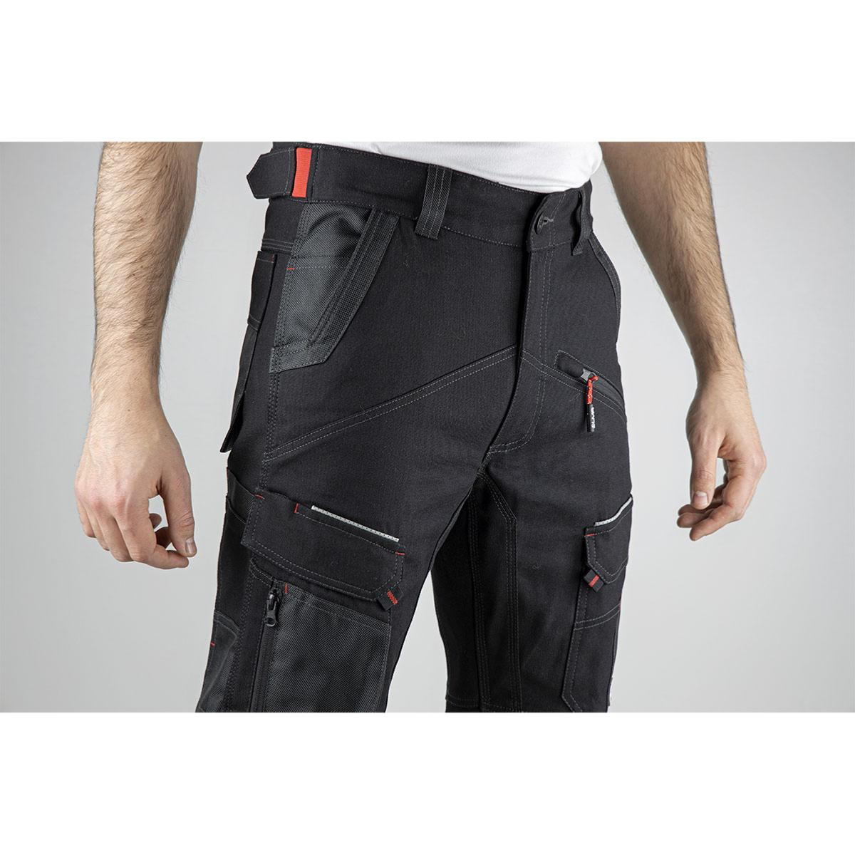Pantalon travail multi poches stretch noir CORTEX 1783 LMA LEBEURRE 38