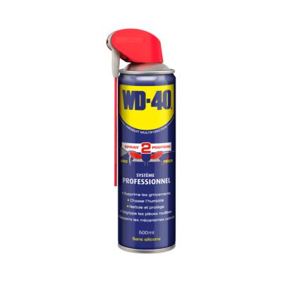 Spray Multi fonction lubrifie, nettoie, protge, dgrippe (500ml) - WD40