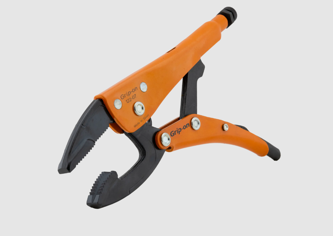 PINCE ETAU MACHOIRE RAINUREE EN V 122 205MM