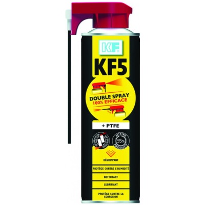 Dgrippant lubrifiant multi fonction KF5 Double Spray 650ml - KF