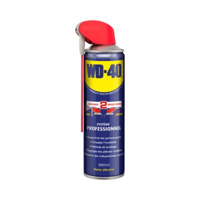 Spray Multi fonction lubrifie, nettoie, protège, dégrippe (500ml) - WD40