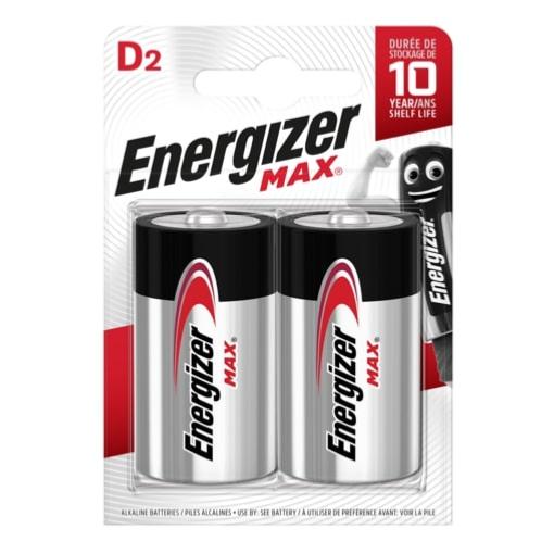 Pile D LR20 1,5V B2 Alcaline Max - Energizer