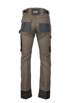 PANTALON SONIQUE MARRON/NOIR