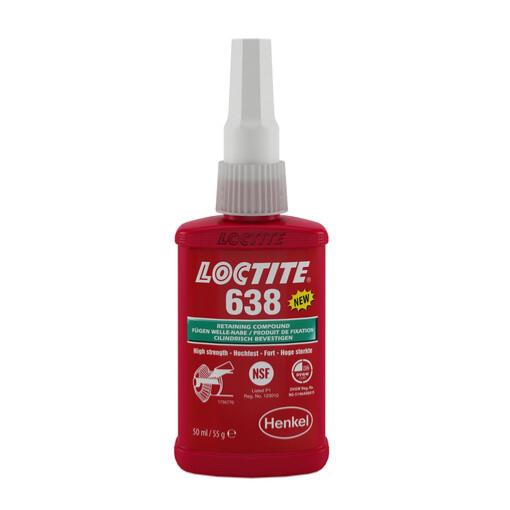 Colle méthacrylate Blocpresse fixation des emmanchements 638 (50ml) - Loctite