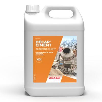 Décap'ciment nettoyant béton rapide élimine laitances BA430 (5L) - Aexalt