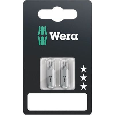 Embout Pozidriv Z 855/1 PZ2x25mm (Lot de 2) - Wera