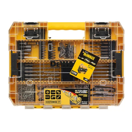 Grand coffret forêts THOUGHCASE STACK™ DT70763 (Mallette 135 pièces) - Dewalt