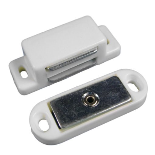 Loqueteau magnétique plastique blanc 4kg - Shepherd Hardware