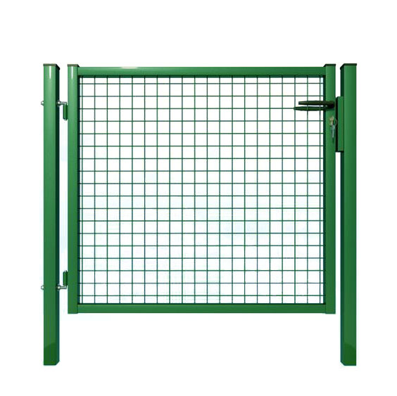 Portillon de jardin avec accessoires et serrure inox (Vert)