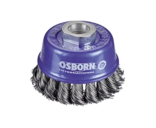 BROSSE COUPE Ø65 MM AL. M14X2,0 ACIER TORSADÉ 0,50 MM