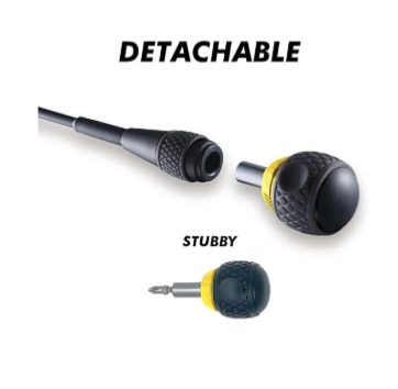 TOURNEVIS A CLIQUET BALL GRIP VERSION PORTE-EMBOUT MBH