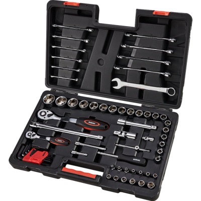 Coffret serrage 1/4" 1/2" (Kit 62 outils) RAST90620 - Rodac