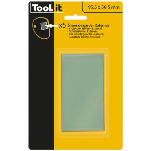 Écran intérieur techno 9-13 pour masque soudure (Lot de 5) - Gys