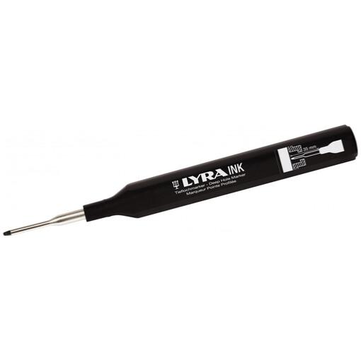 Marqueur à pointe longue noir INK (Trous perçage/Accès difficile) - Lyra