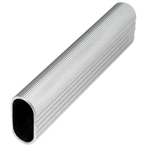Tube ovale de penderie 3m aluminium mat Ø30x15mm - Lokendo