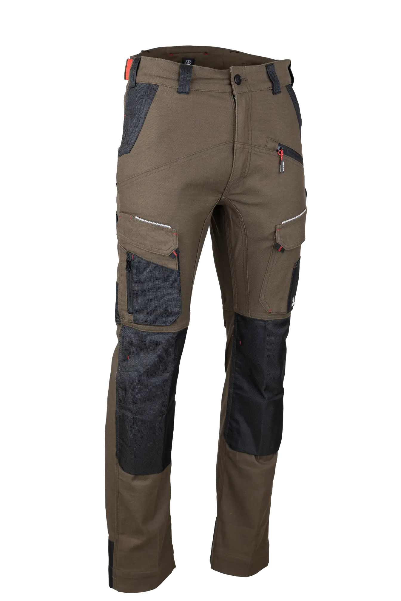 PANTALON SONIQUE MARRON/NOIR