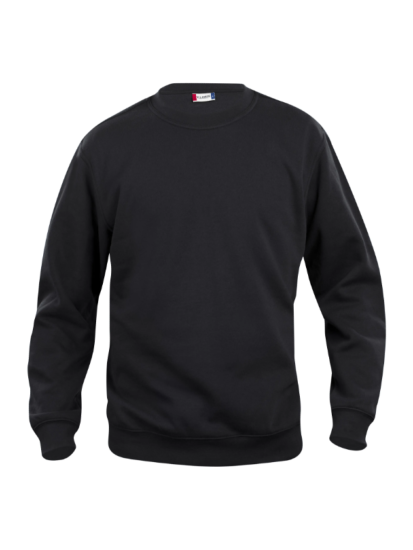 SWEATSHIRT BASIC ROUNDNECK NOIR S - Clique