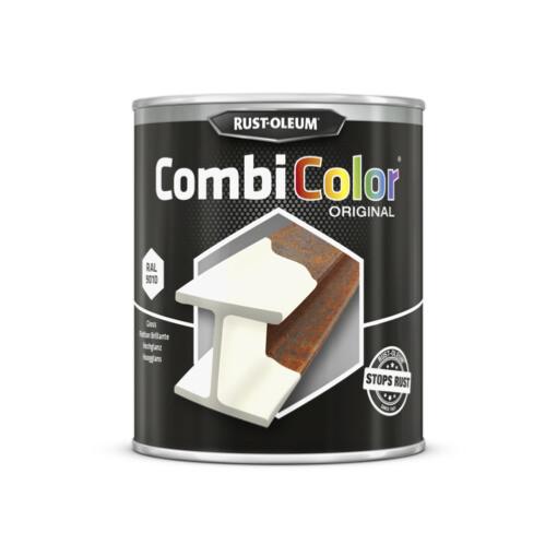 Peinture CombiColor® Métal 0,75L Blanc Brillant RAL 9010 (7392.0.75) - Rust Oleum