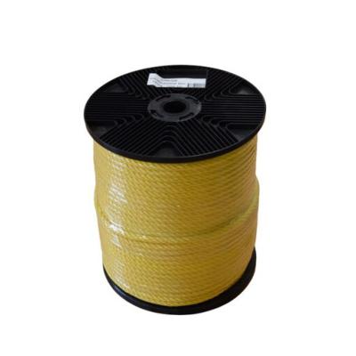 Bobine cordage polypropylne jaune 8mmx160m 1040kgf 31/1761 - Corderies tournonaises