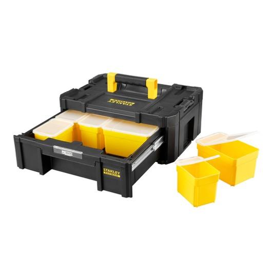 Mallette grand tiroir avec 6 casiers de rangement PRO-STACK™ FatMax - Stanley