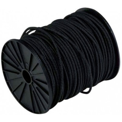 Sandow en bobine noir 8mm - Corderies tournonaises